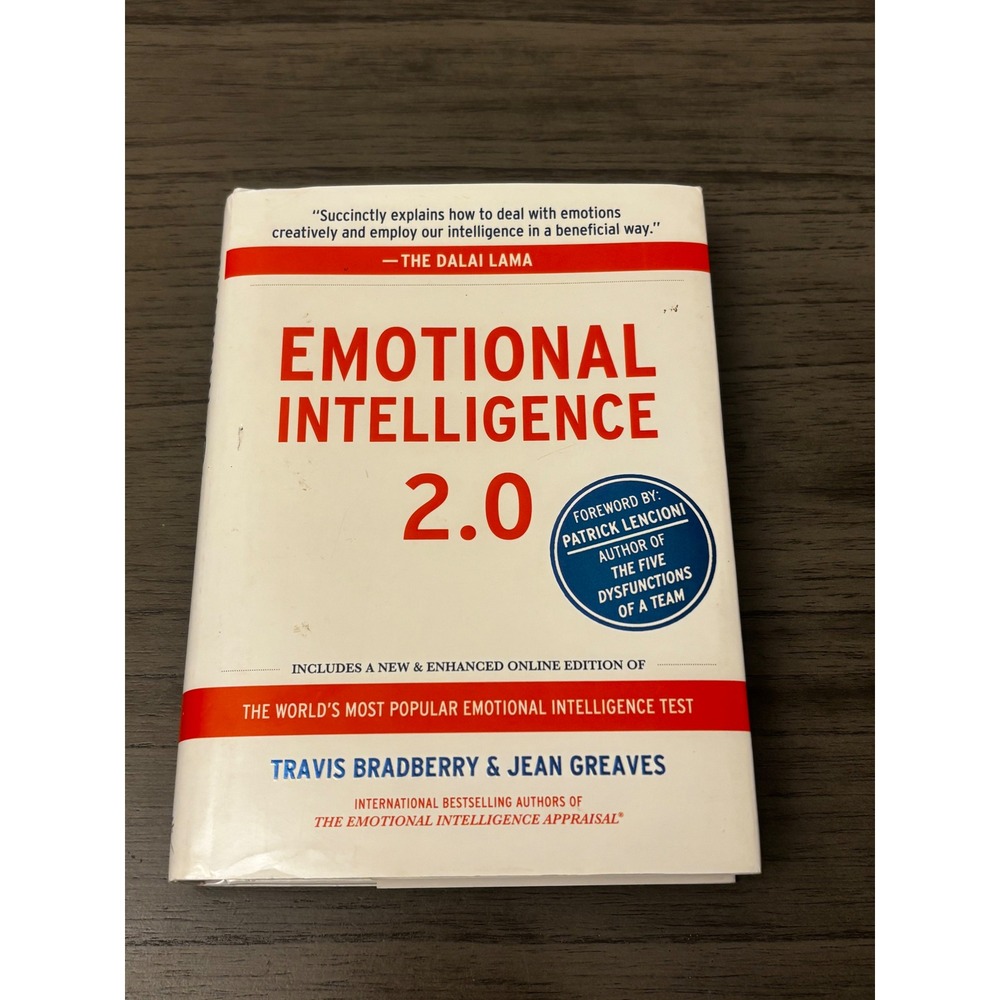 Emotional Intelligence 2.0 Travis Bradberry Jean Greaves Hardcover 9780974320625